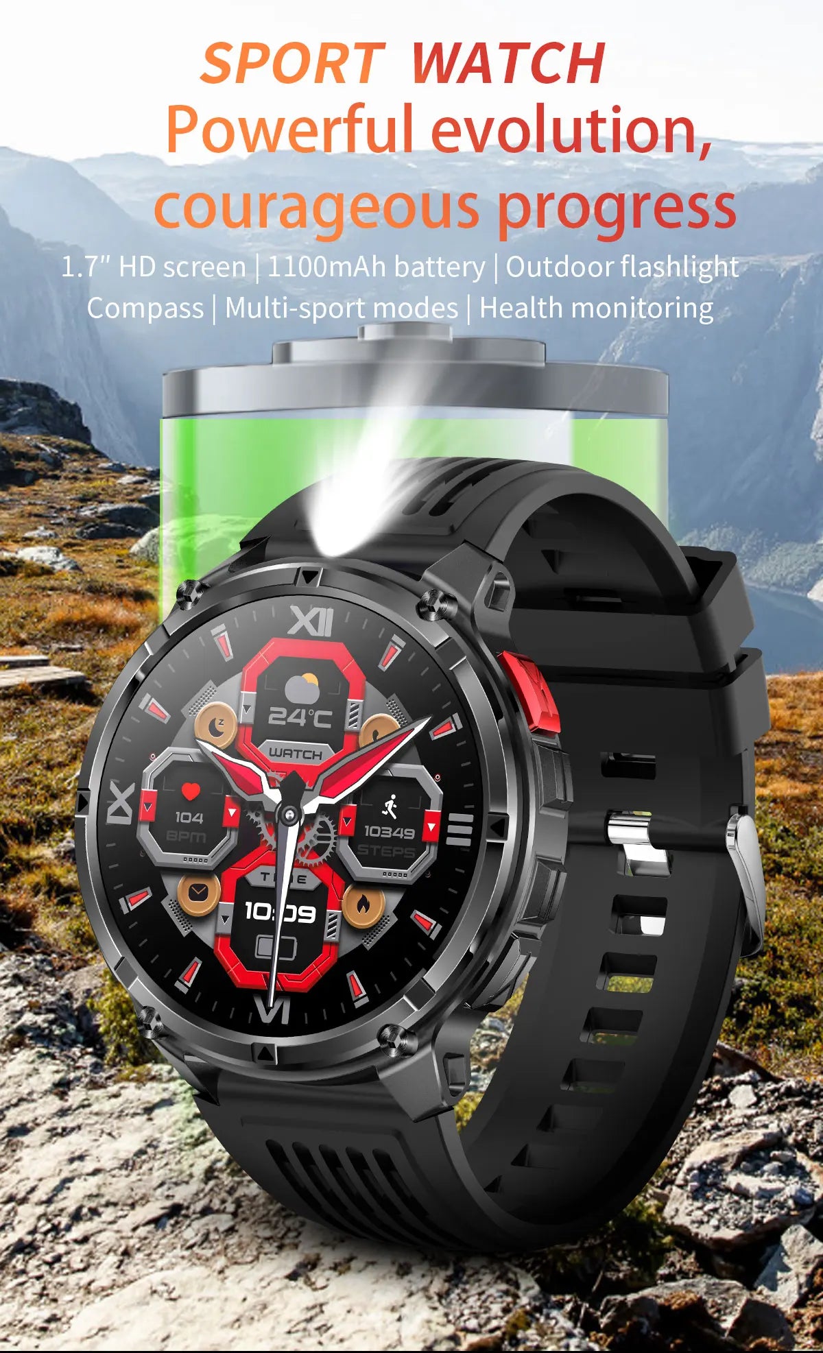 Dual-Band GPS Smart Watch – 5ATM