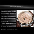 Forsining Men's Moon Phase Automatic Watch
