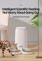 ROJECO WiFi Smart Double Cat Feeder