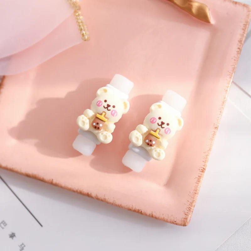 Cute Leather Cord Winder & Organizer