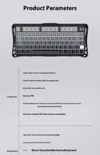 GravaStar K1 75 Tri-Mode Wireless Mechanical Gaming Keyboard