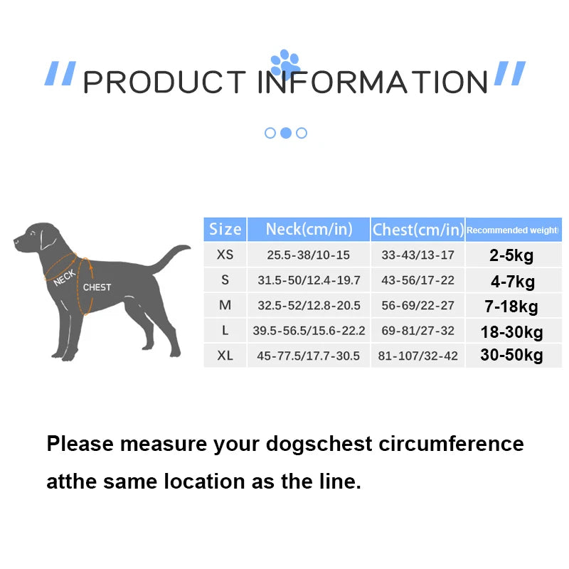 No-Pull Reflective Dog Harness