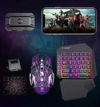 5-in-1 RGB Gaming Keyboard & Mouse Combo with Controller