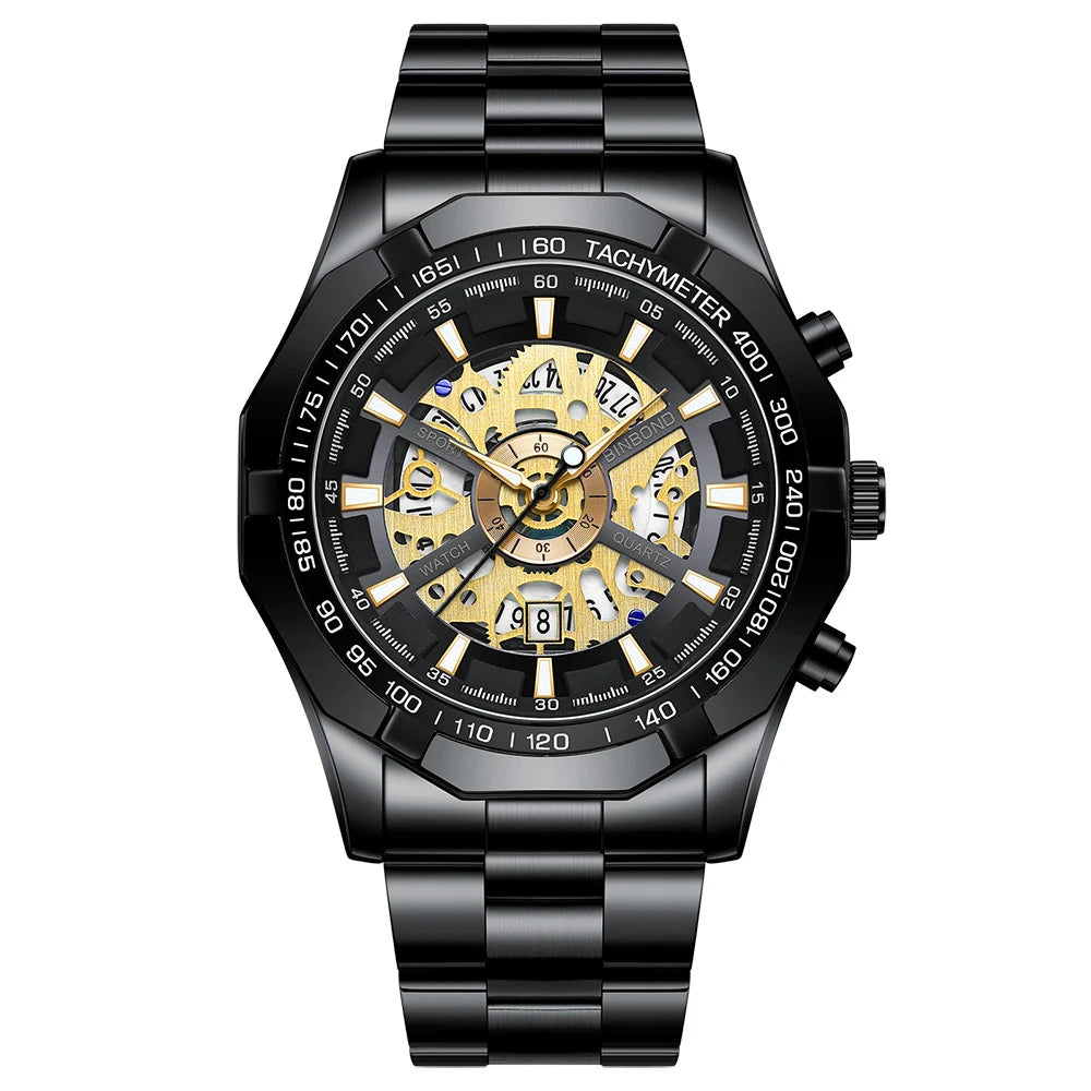 BINBOND S033 Men's Business Quartz Watch