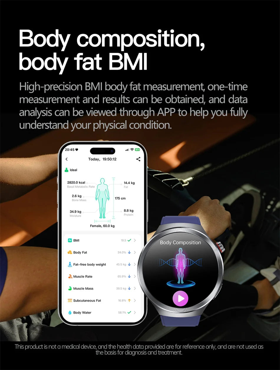 ECG+PPG Blood Lipid Smart Watch