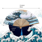 Handheld Folding Fan – Portable Vintage Style