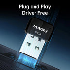 FENVI Bluetooth 6.0 USB Adapter Dongle for PC Windows 11/10