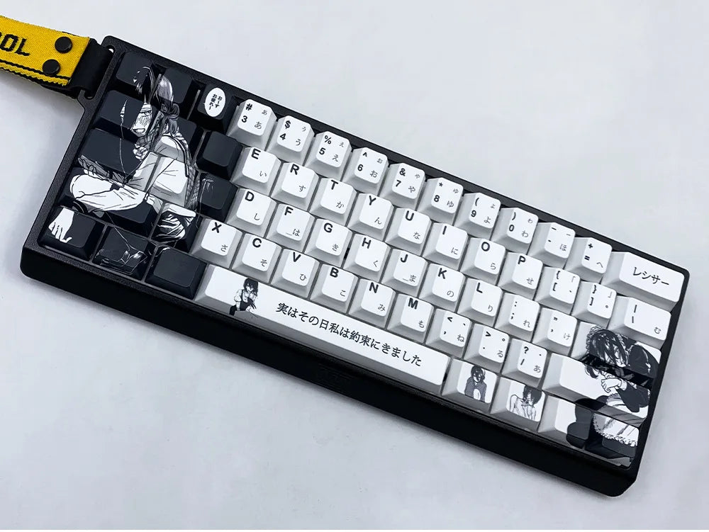 Chainsaw Man Anime PBT Keycaps for Mechanical Keyboard