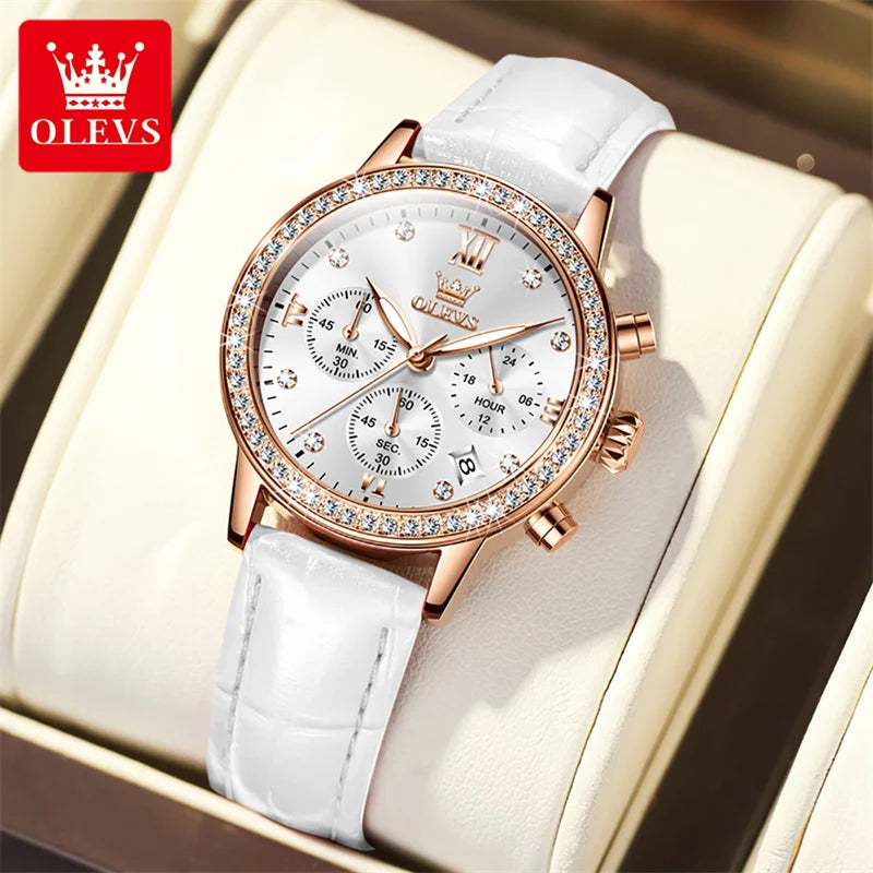 OLEVS 9933 Women's Diamond Quartz Watch