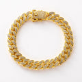 Gold Cuban Chain Dog Collar