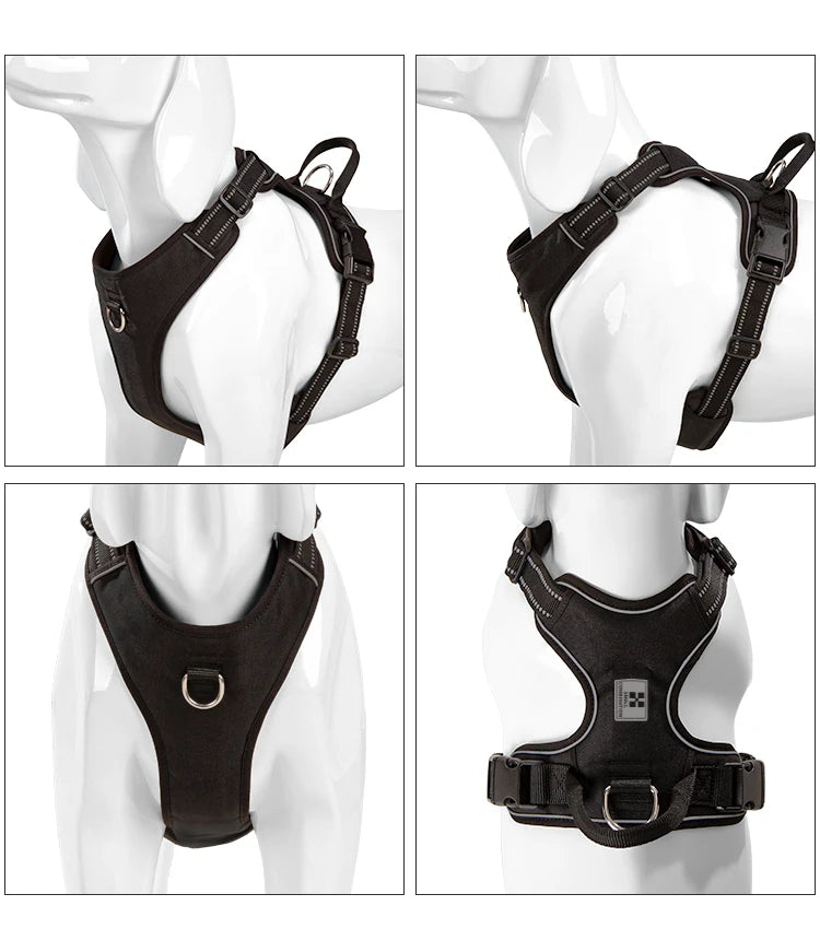 No-Pull Reflective Dog Harness