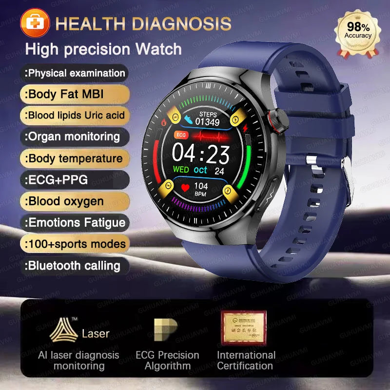 ECG Uric Acid Health Smart Watch