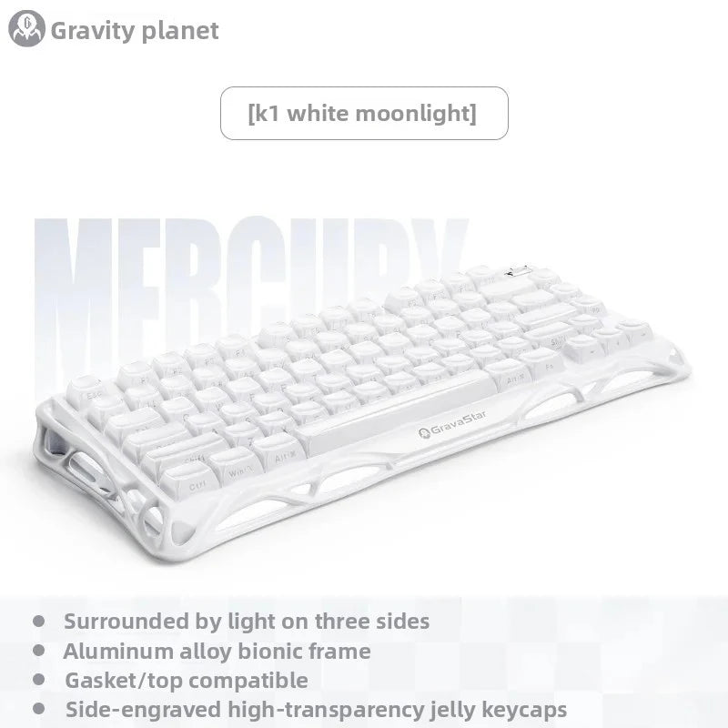 GravaStar K1 Lite Tri-Mode Gasket Mechanical Gaming Keyboard