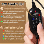Electric Heated Facial Mask – Red Light Massager for Muscle Relaxation