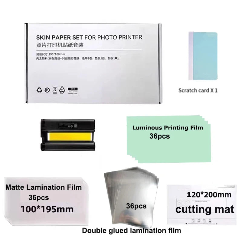 FONLYU Mini Printer DIY Phone Case Kit