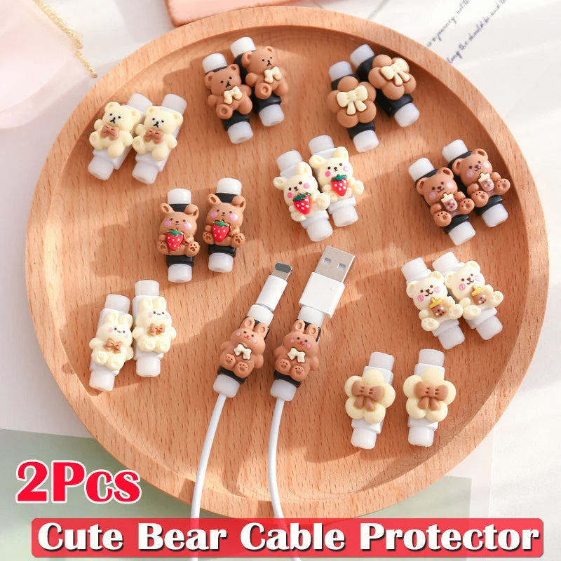Cute Leather Cord Winder & Organizer