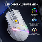 Inphic PG1 RGB Wired Gaming Mouse 12800 DPI 1000Hz