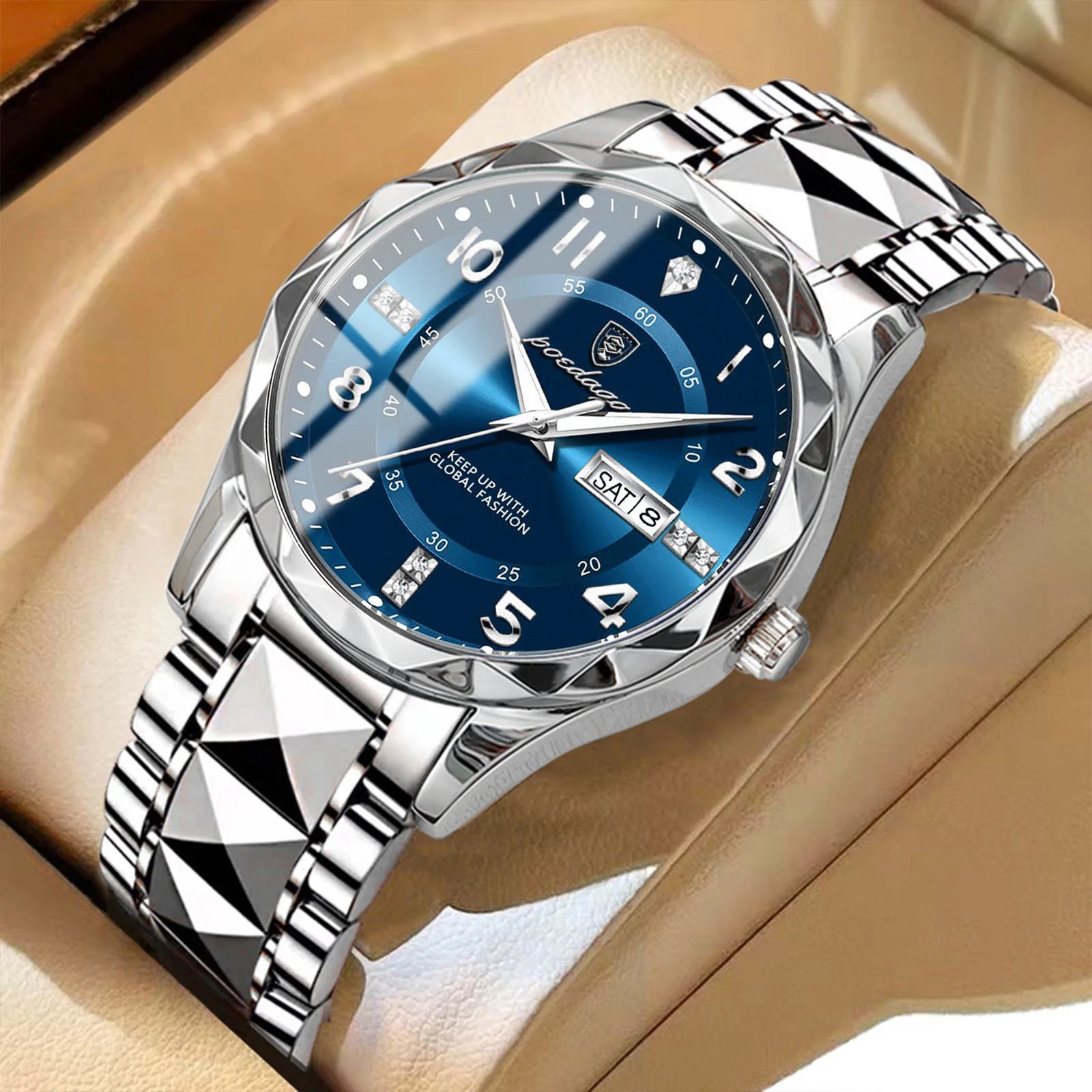 POEDAGAR 858 Men's Business Quartz Watch