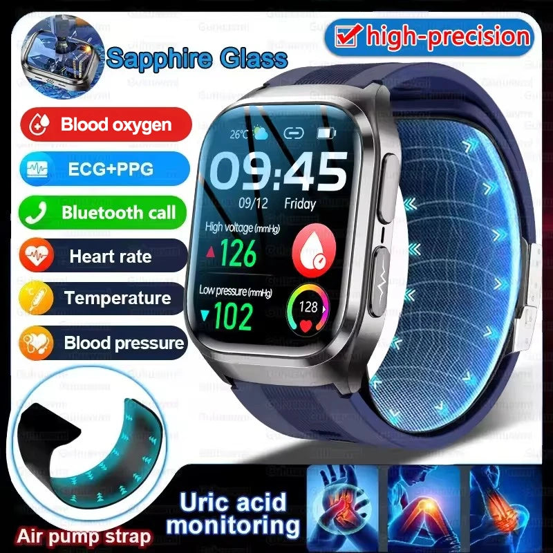 Airbag ECG Smart Watch with NFC
