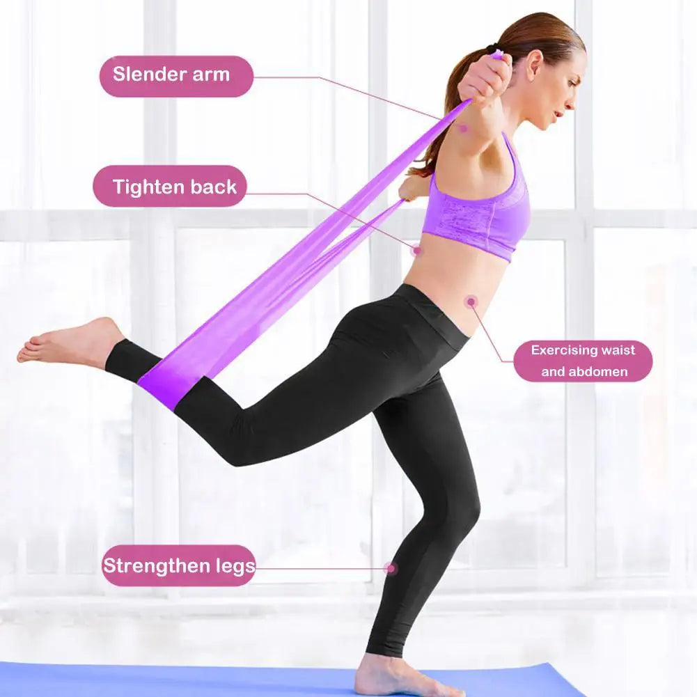Natural Rubber Yoga Resistance Bands