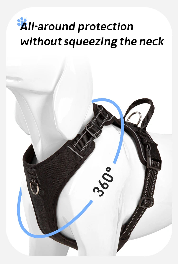 No-Pull Reflective Dog Harness