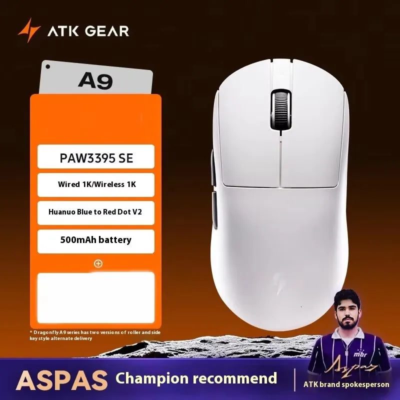 ATK DragonFly A9 Air Wireless Gaming Mouse 42000 DPI 8KHz