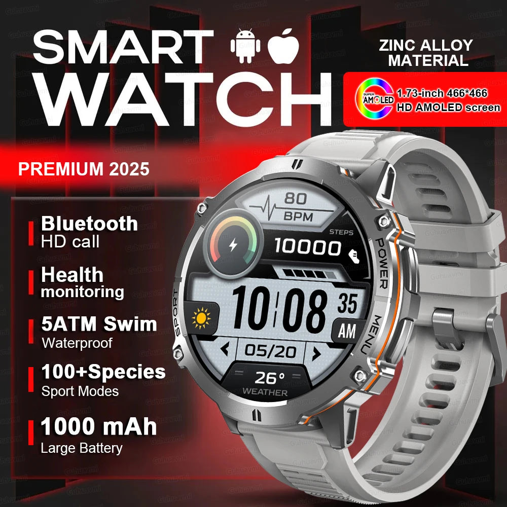 Military GPS Smart Watch – 10ATM