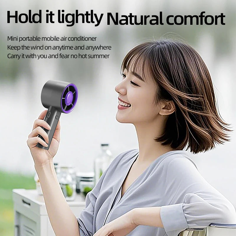 Mini USB Handheld Fan – Fast Charging Portable Personal Fan