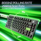 ATTACK SHARK R85HE 75% Magnetic Switch Gaming Keyboard 8000Hz