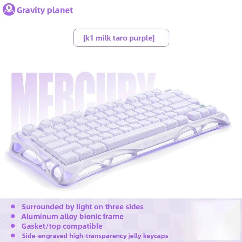 GravaStar K1 Lite Tri-Mode Gasket Mechanical Gaming Keyboard
