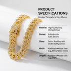 Gold Cuban Chain Dog Collar