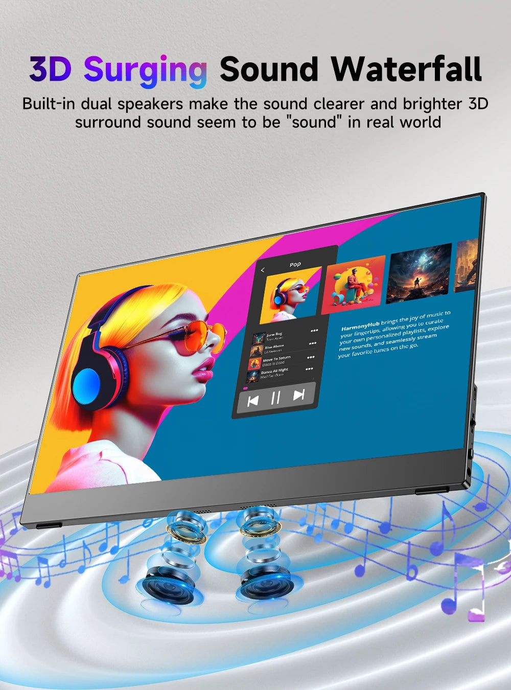 UPERFECT 13.3" OLED 4K Portable Gaming Monitor