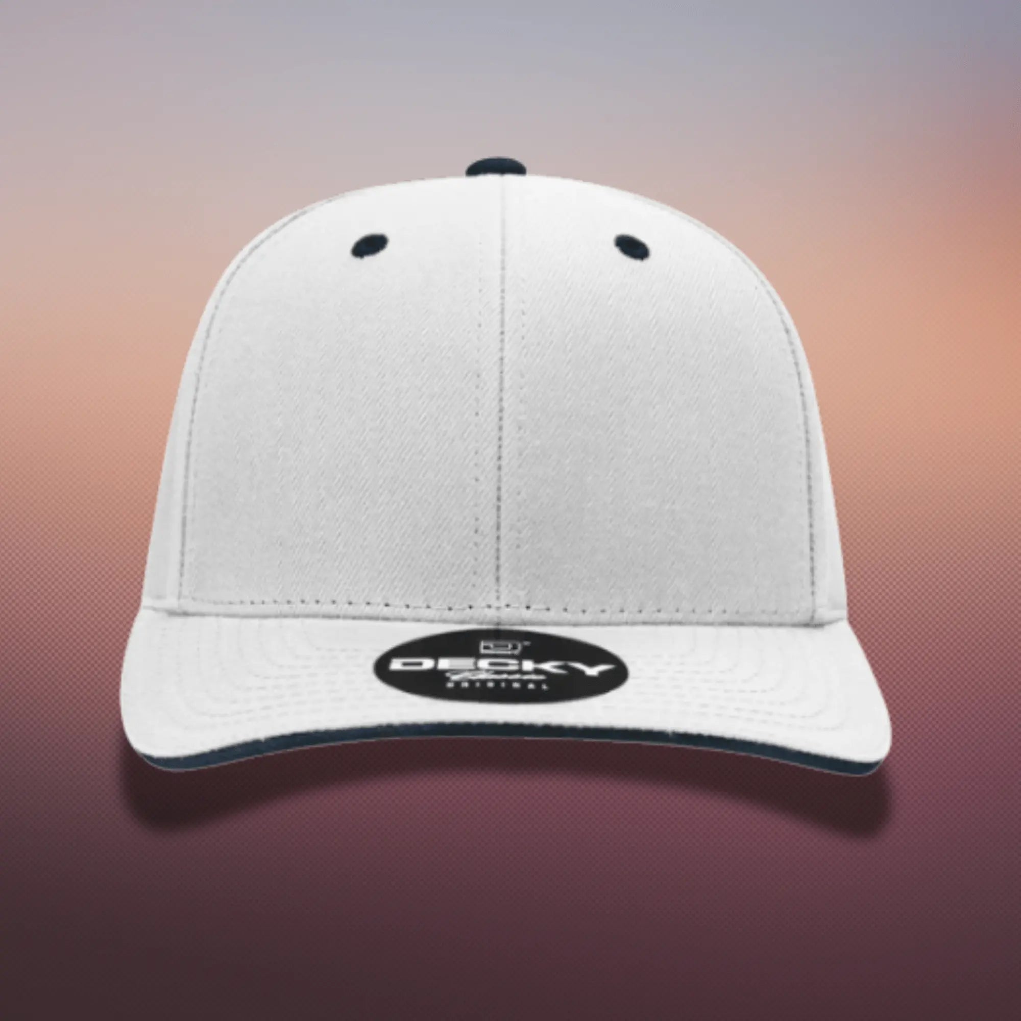 Decky - Sandwich Visor Baseball Cap, 6 Panel Sandwich Hat - Malufeto