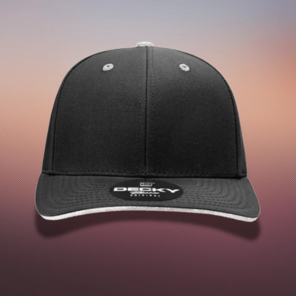 Decky - Sandwich Visor Baseball Cap, 6 Panel Sandwich Hat - Malufeto